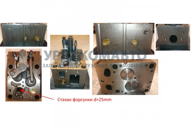 Головка блока цилиндров WP10 Евро3 в сборе SHAANXI 612600040150R/612600040362