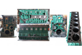 Блок цилиндров WD615 Евро2 (крышка короткая, площадка ТНВД прямая)